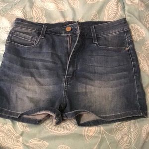 High waisted shorts